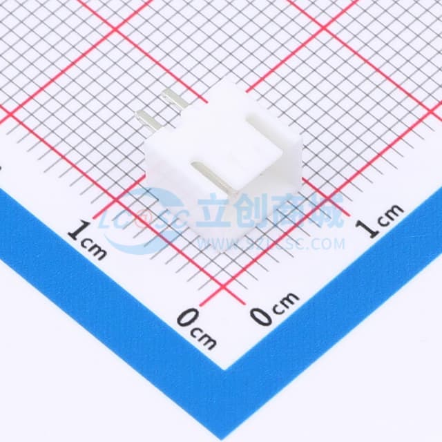 系列:XH 间距:2.5mm 1x2P 【插件】实物图