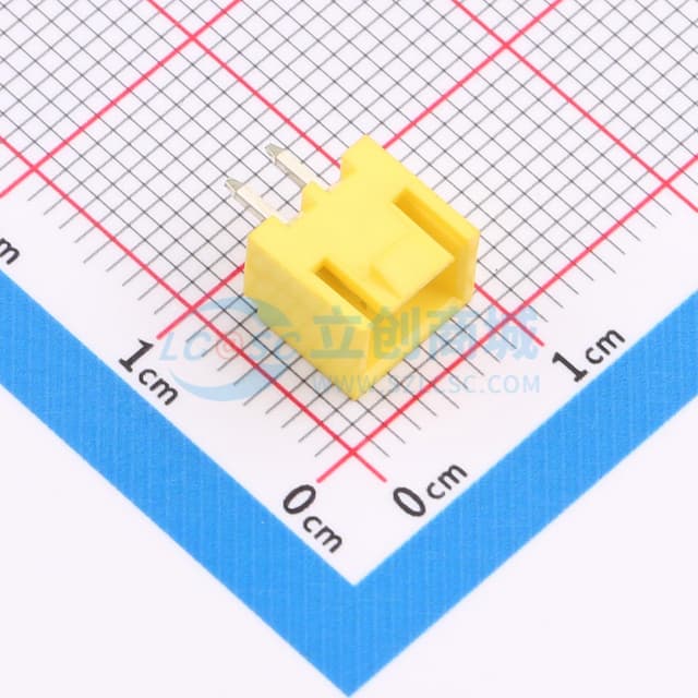 1x2P 间距:2.5mm 直插 系列:XH 【插件】实物图