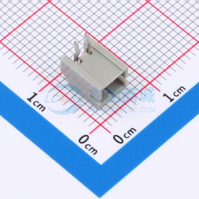 1x2P 间距:2mm 弯插 系列:PH 【插件】实物图