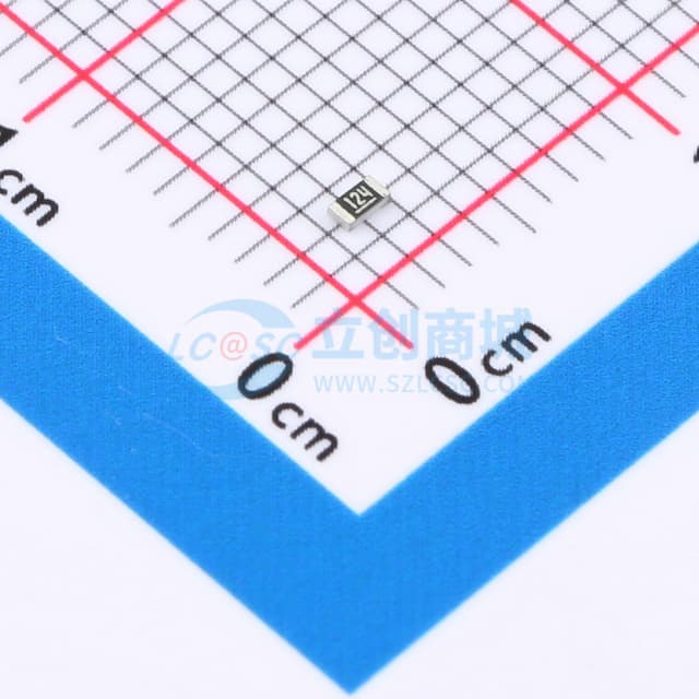 120kΩ ±1% 100mW 厚膜电阻实物图