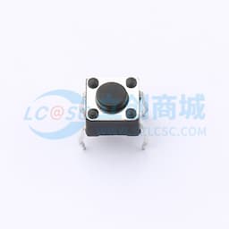 6.1*6.1*4.3mm 直插 轻触开关 【轻触】缩略图