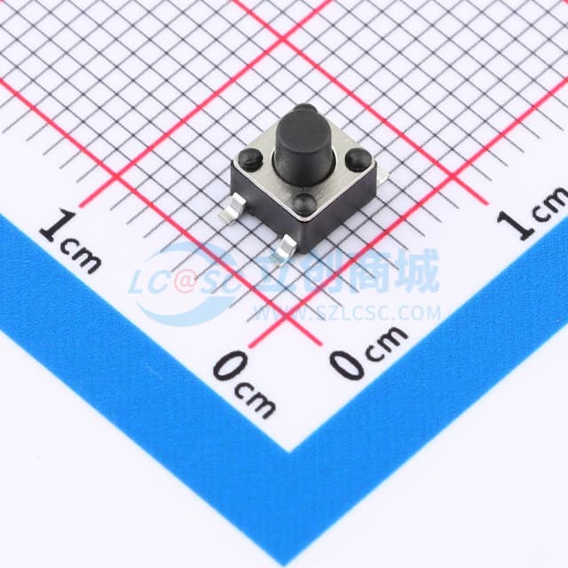 4.5*4.5*5mm 立贴 轻触开关实物图