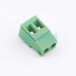 1x2P 5.08mm 直插 排数:1 每排P数:2 【螺钉】缩略图