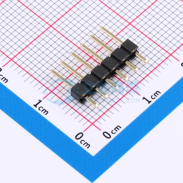 1x6P 间距:2.54mm 方针 直插 【排针】实物图