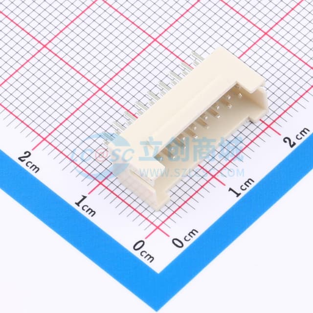 2x9P 间距:2mm 直插 系列:PHB 【插件】实物图