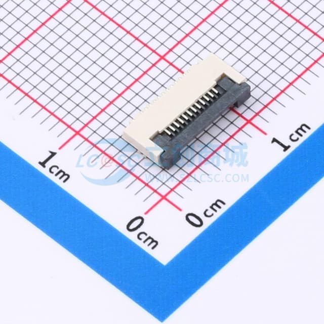 翻盖式 下接 P数:12P 间距:0.5mm实物图