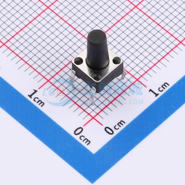 6*6*10mm 直插 轻触开关【轻触】实物图
