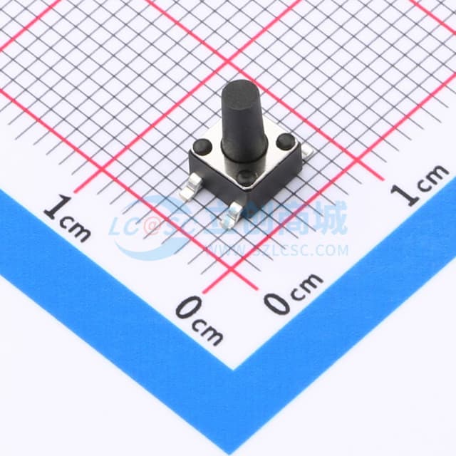 4.5*4.5*7.5mm 立贴 轻触开关实物图