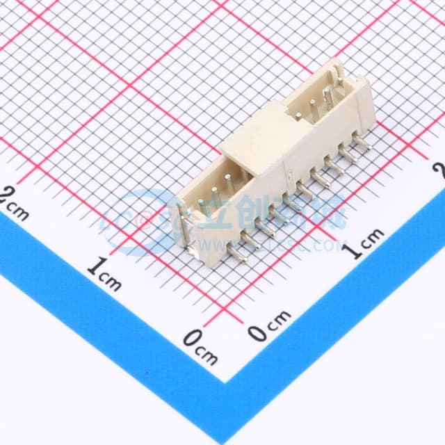1x10P 间距:1.5mm 立贴 系列:ZH实物图