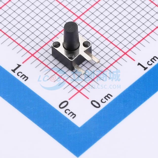 4.5*4.5*7 边三脚侧按开关 【插件】实物图