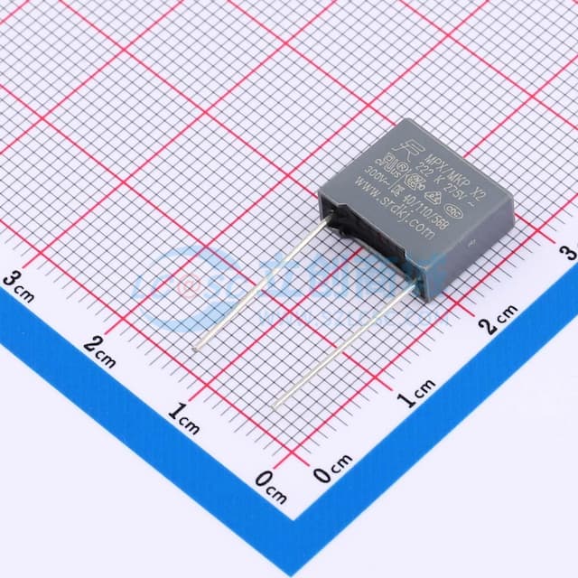 等级:X2 2200pF ±10% 275V【插件】实物图