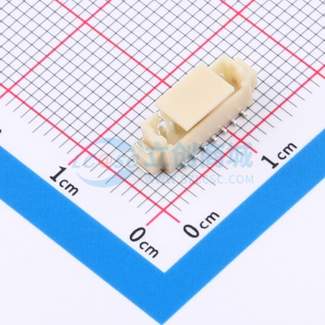 间距:1.25mm 1x7P实物图