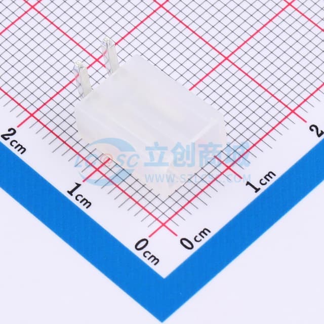 1x2P 间距:4.2mm 弯插 【插件】实物图