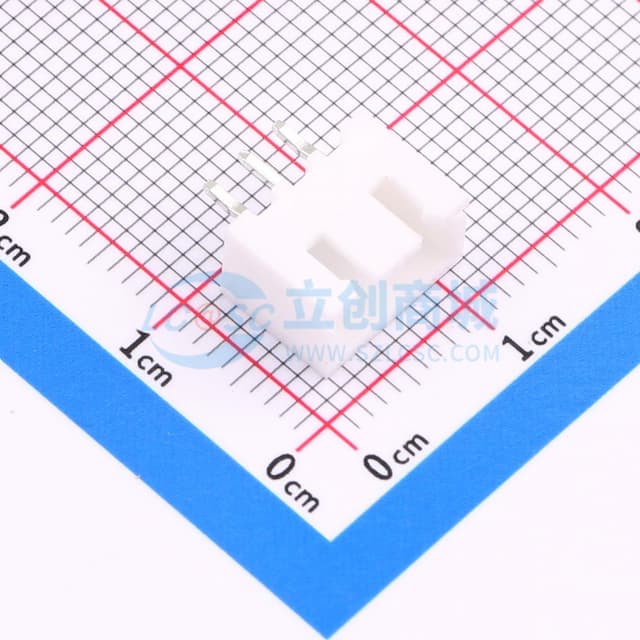 1x3P 间距:2.5mm 直插 系列:XH 【插件】实物图