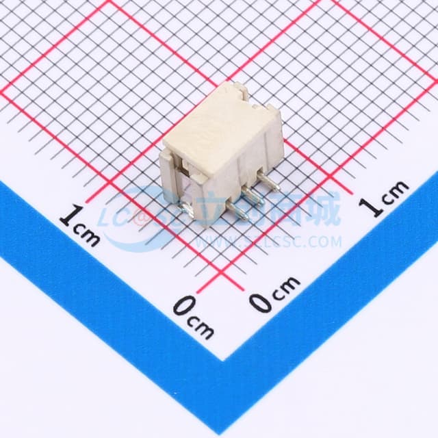 1x3P 间距:1.5mm 立贴 系列:ZH实物图