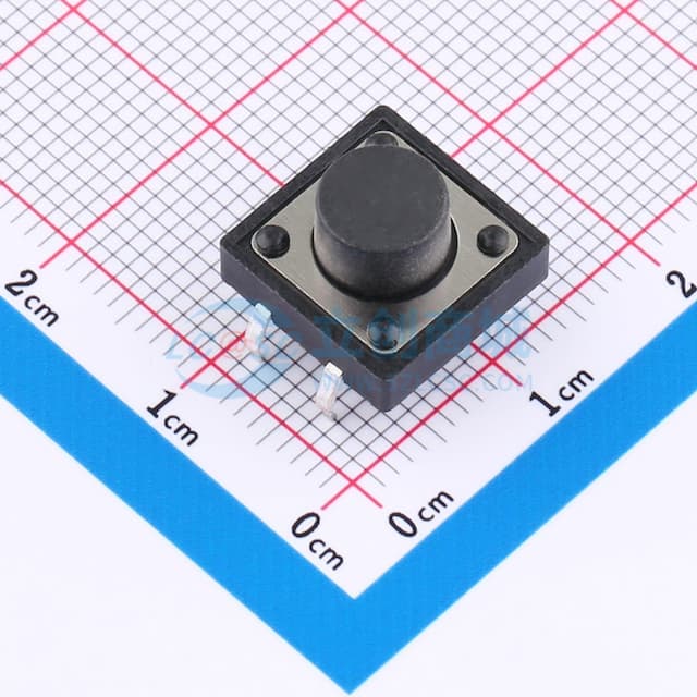 12*12*7mm 直插 轻触开关 【轻触】实物图