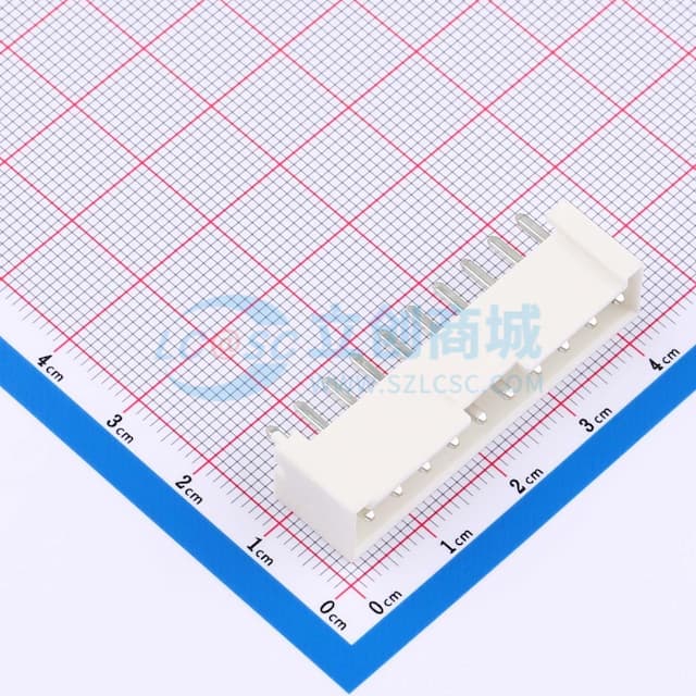 1x10P 间距:3.96mm 直插 系列:VH 【插件】实物图