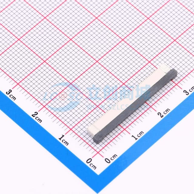 抽屉式 下接 P数:50P 间距:0.5mm实物图