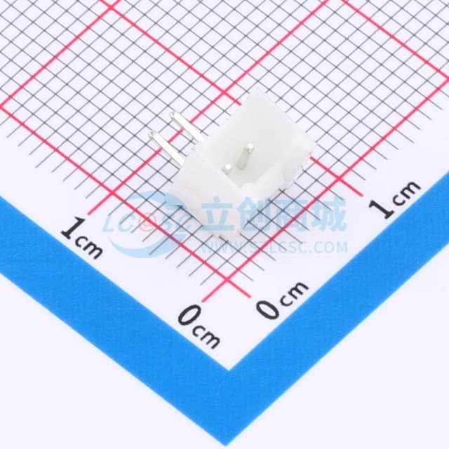 1x2P 间距:2mm 弯插 系列:PH【插件】实物图