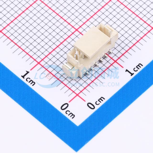 1x6P 间距:1.25mm 立贴 系列:PicoBlade(MX 1.25)实物图