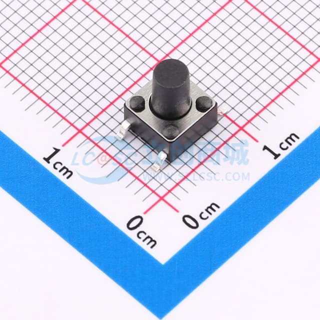 6.1*6.1*8mm 立贴 轻触开关实物图