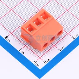 1x3P 5.08mm 直插 排数:1 每排P数:3【螺钉】缩略图