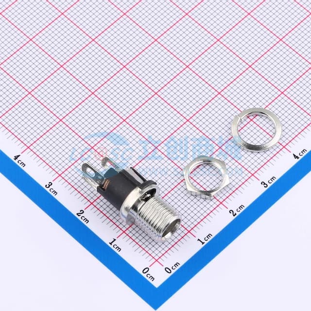 三件套 DC电源插座 内径:2.5mm 外径:5.6mm【AC】实物图