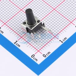 6*6*10.5mm 卧插 轻触开关 【插件】缩略图