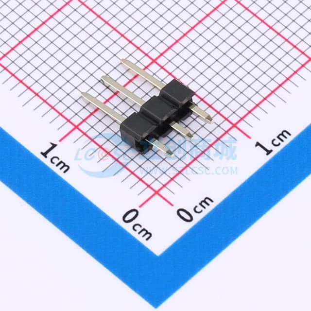 1x3P 间距:2.54mm 方针 直插 【排针】实物图