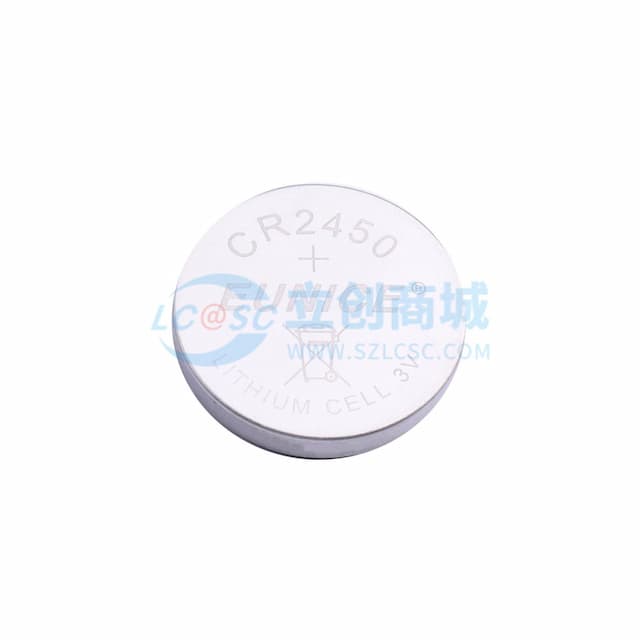 冠力(EUNICE)锂二氧化锰电池 锂锰纽扣电池 3V CR2450-600mAh实物图