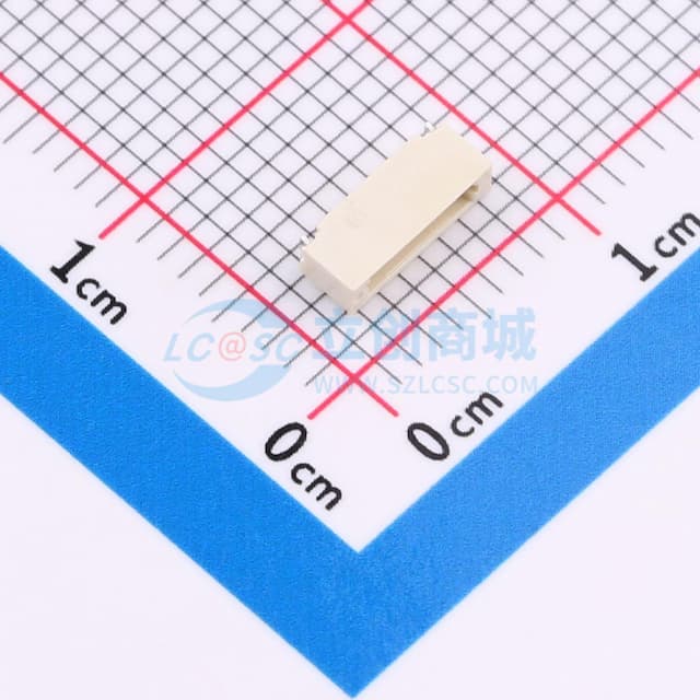 1x6P 间距:0.8mm 卧贴实物图