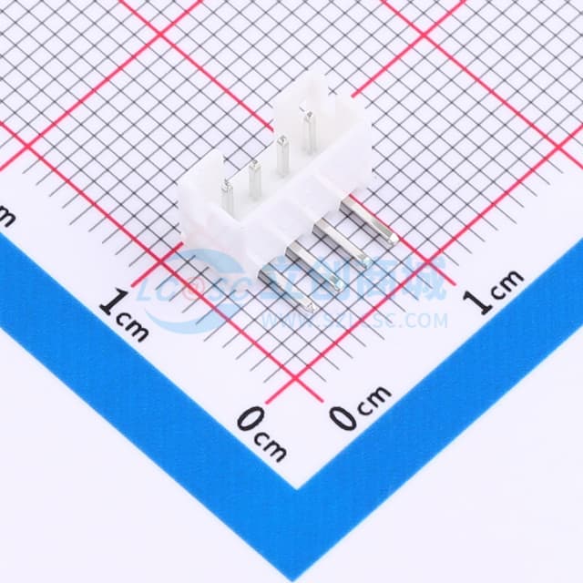 1x4P 间距:2mm 弯插 系列:PH 【插件】实物图