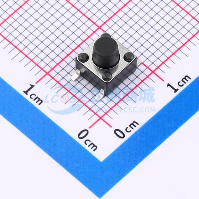 6*6*6mm 立贴 轻触开关实物图