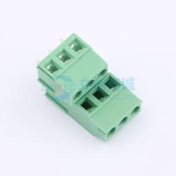 2件套 2x3P 5.08mm 直插 排数:2 每排P数:3【螺钉】缩略图