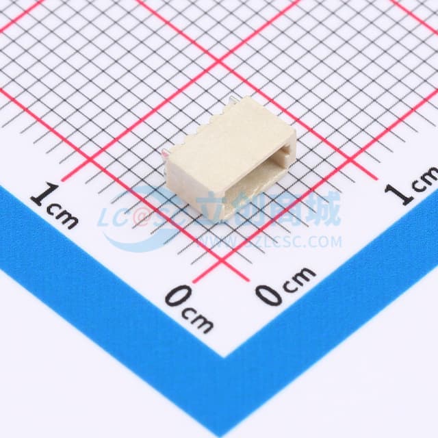1x4P 间距:1mm 卧贴 系列:SH实物图