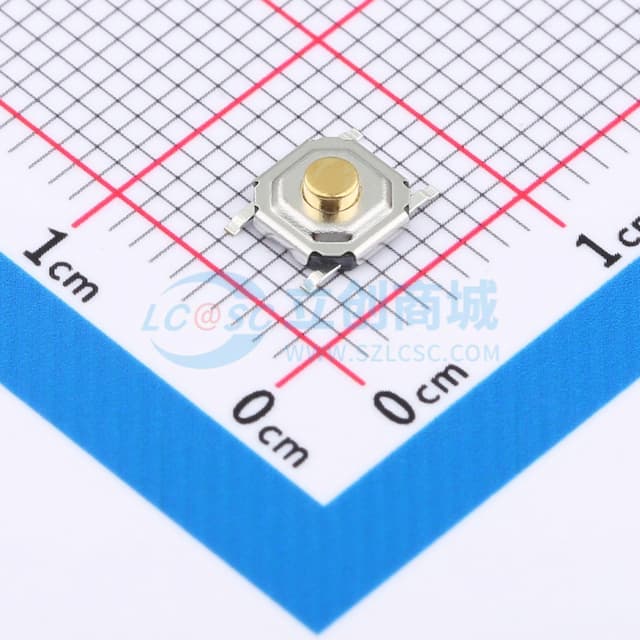 5.2*5.2*2mm 立贴 轻触开关实物图