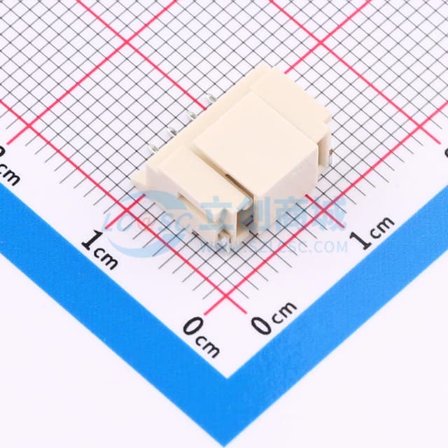 1x4P 间距:2mm 卧贴 系列:HY实物图