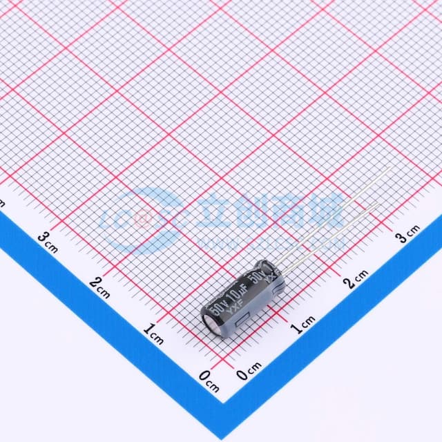 10uF ±20% 50V 【引线】实物图