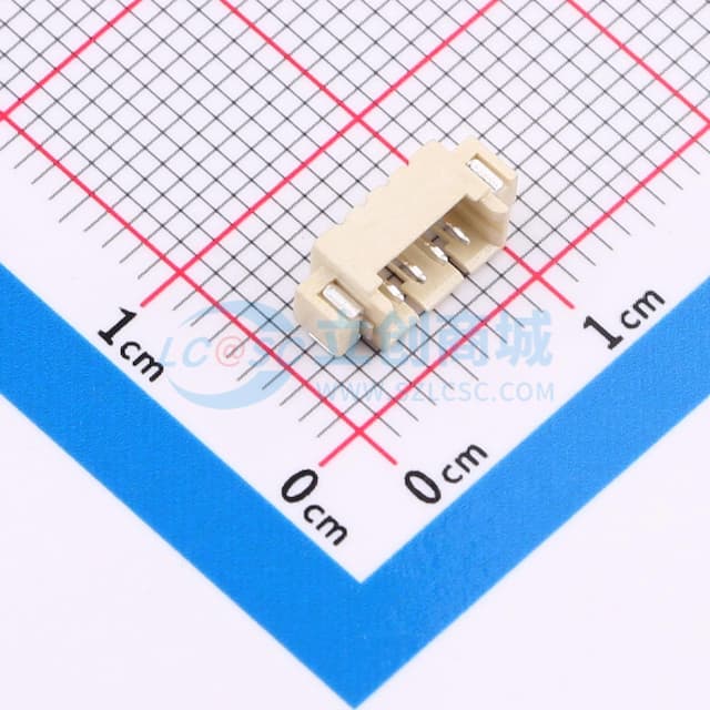 间距:1.25mm 1x4P实物图