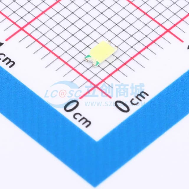 1206白光贴片式发光二极管实物图
