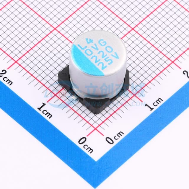 220uF ±20% 25V实物图