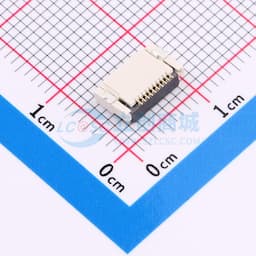 翻盖式 双侧触点/上下接 P数:10P 间距:0.5mm缩略图