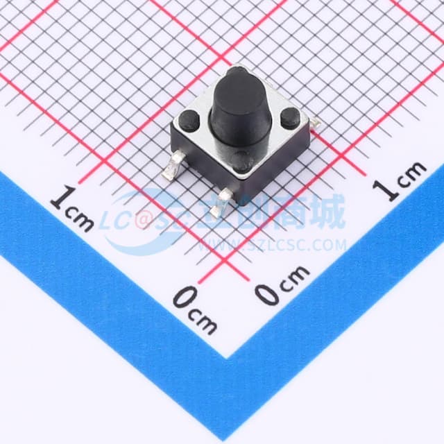 6*6*6.5mm 立贴 轻触开关实物图