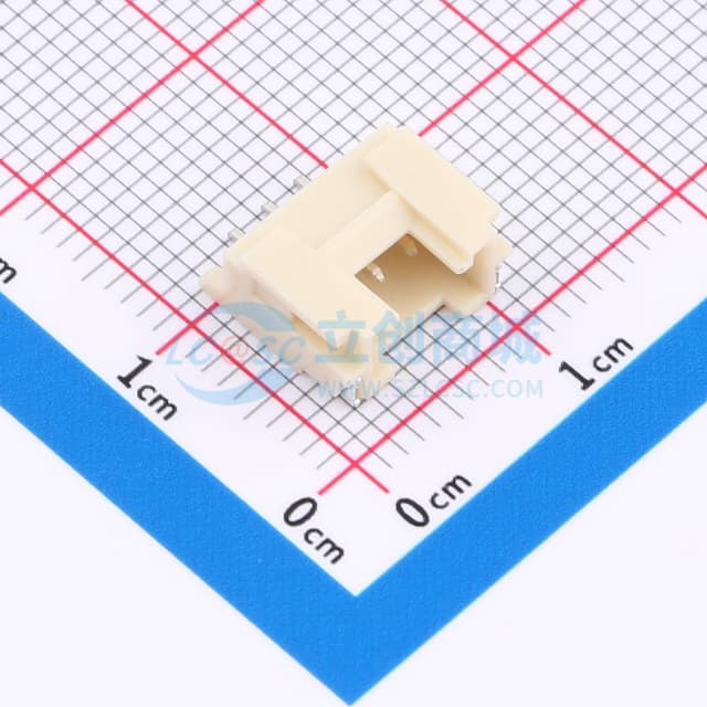 1x3P 间距:2mm 卧贴实物图