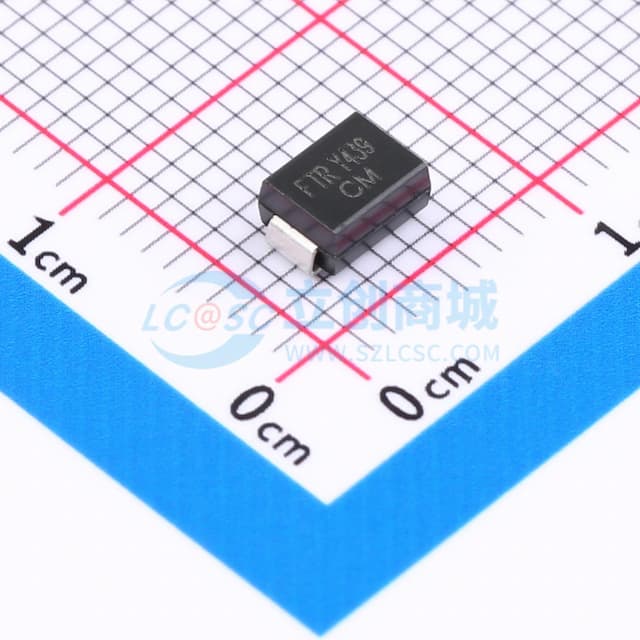 双向TVS 33V截止 峰值浪涌电流：11.3A实物图