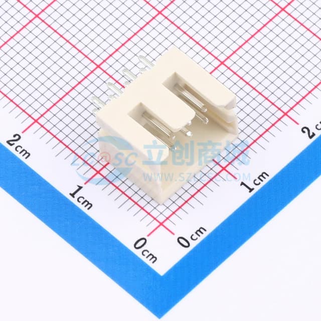 2x4P 间距:2.5mm 直插 系列:DF1B 【插件】实物图