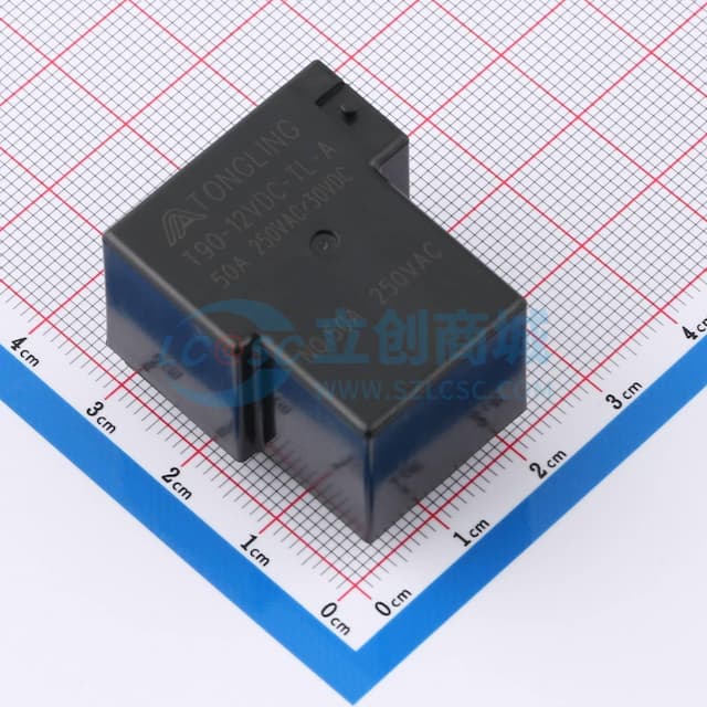 高功率低成本40A开关能力继电器实物图