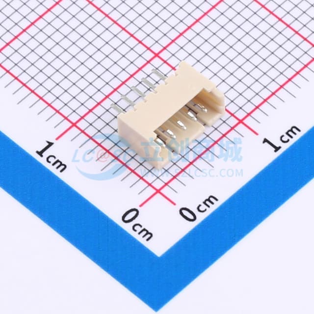 1x5P 间距:1.25mm 直插 【插件】实物图