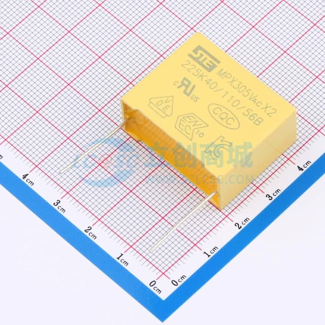 2.2uF ±10% 305V 等级:X2 【安规】实物图