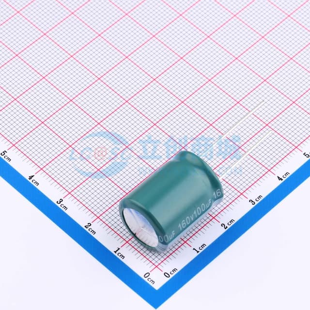 100uF ±20% 160V 【插件】实物图